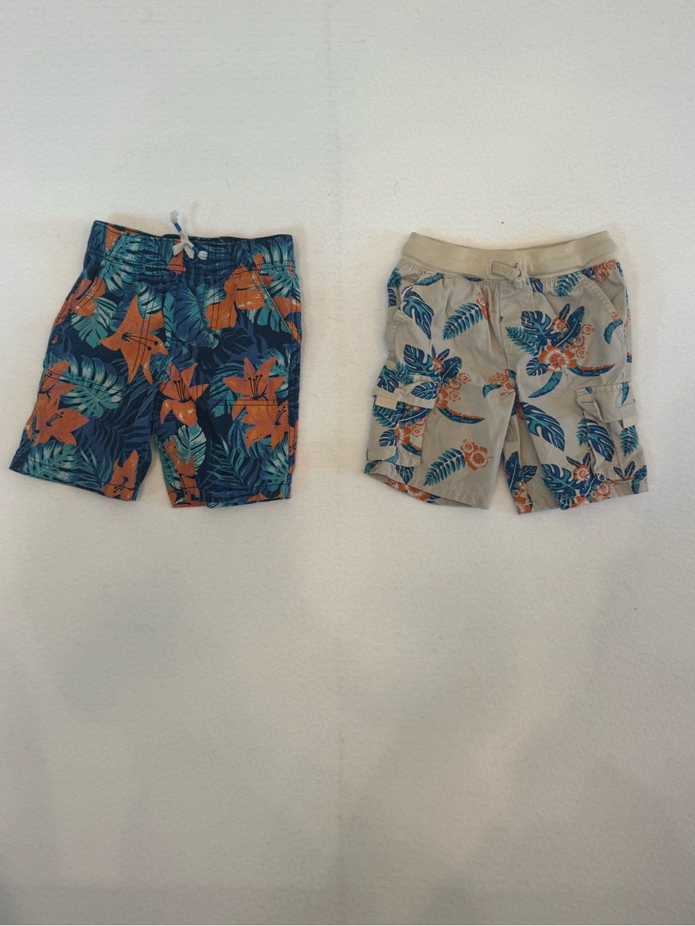 Garanimals Kids Tropical Shorts - Blue and Tan
